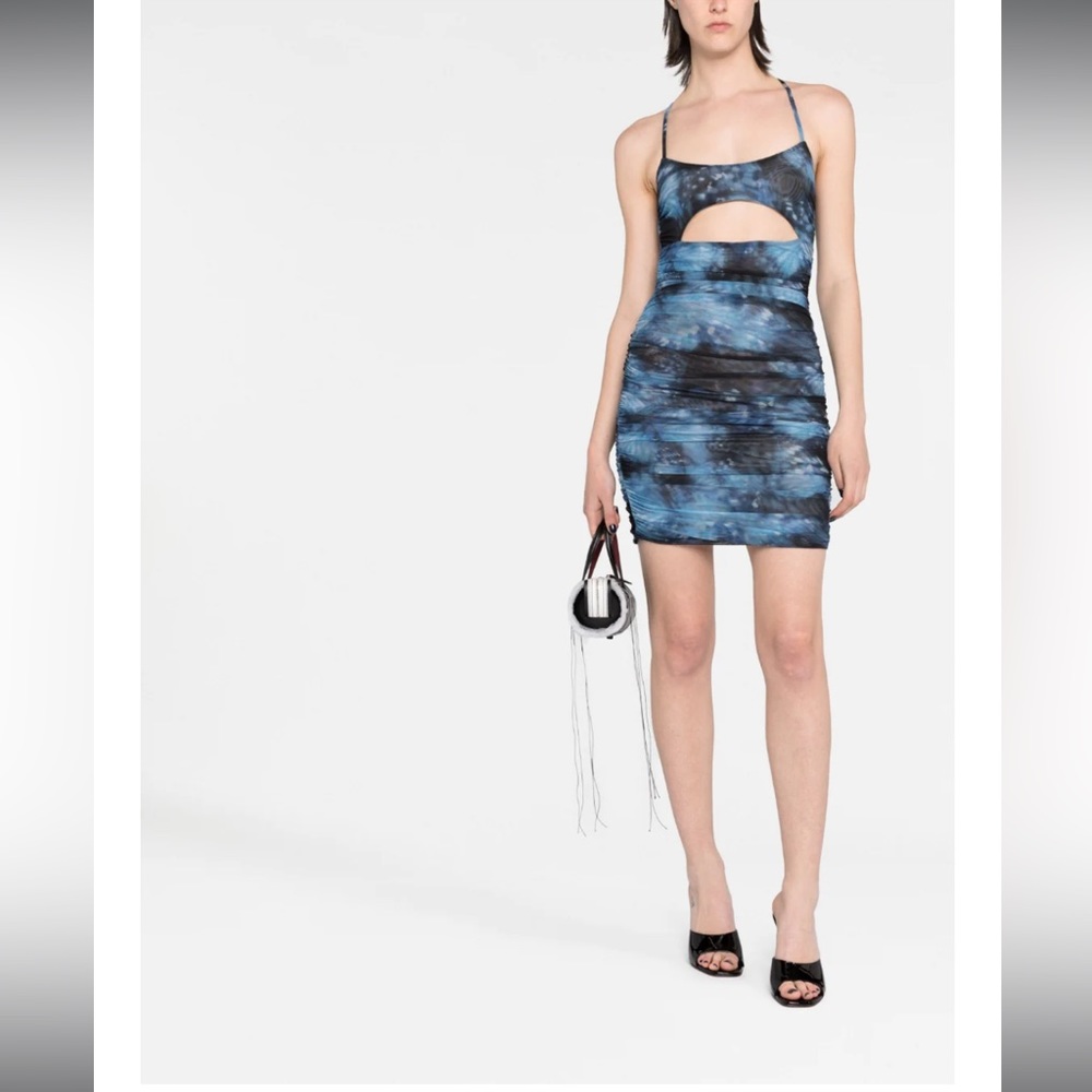 MISBHV Butterfly Print Mesh Dress -Brand New w/ tags